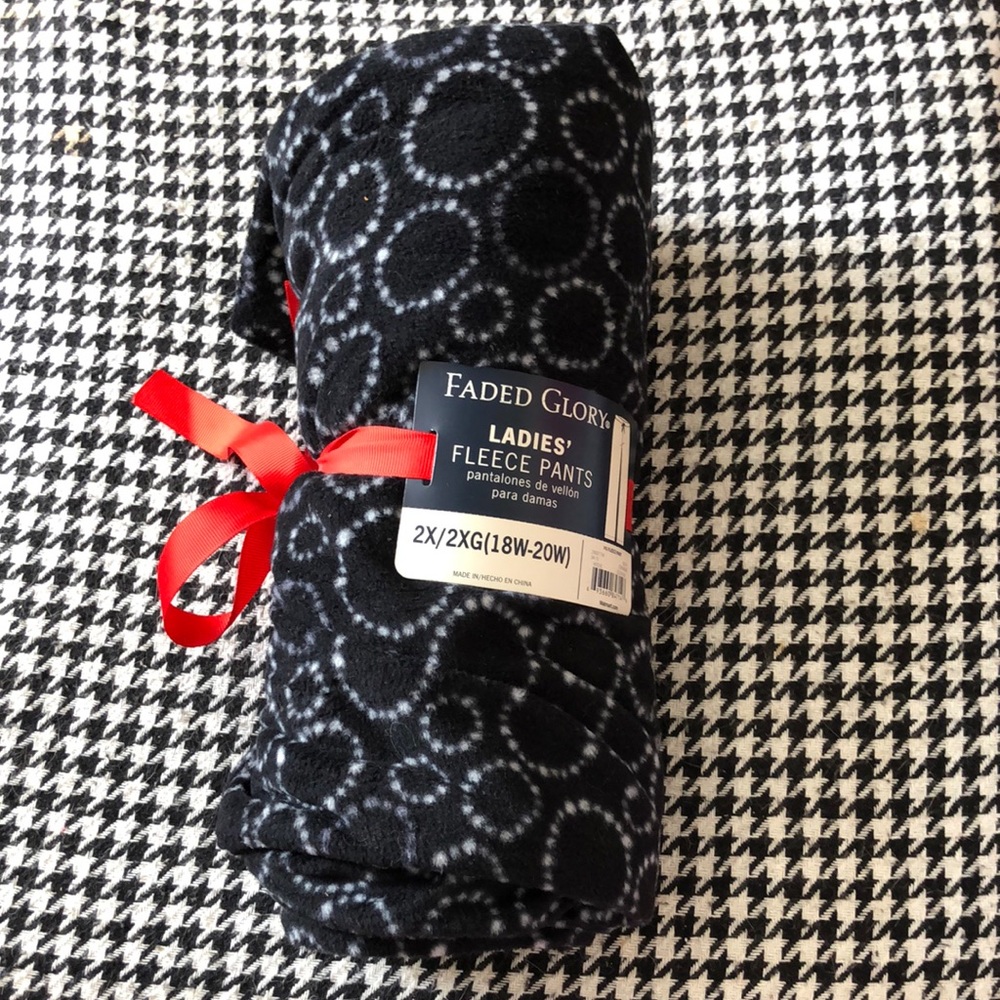 Fleece pajama pants
